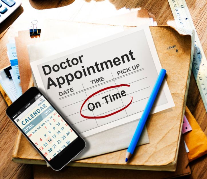 39259478 - doctor appointment calendar meeting event on time concept